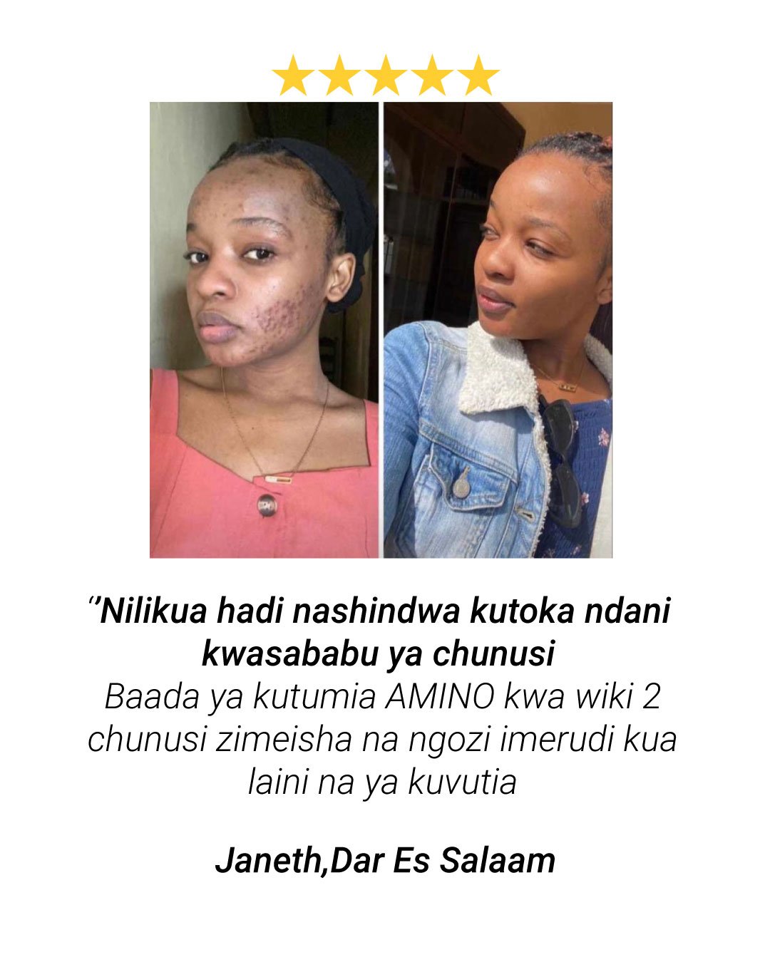 Matokeo ya mteja wa Amino Acid Cleanser