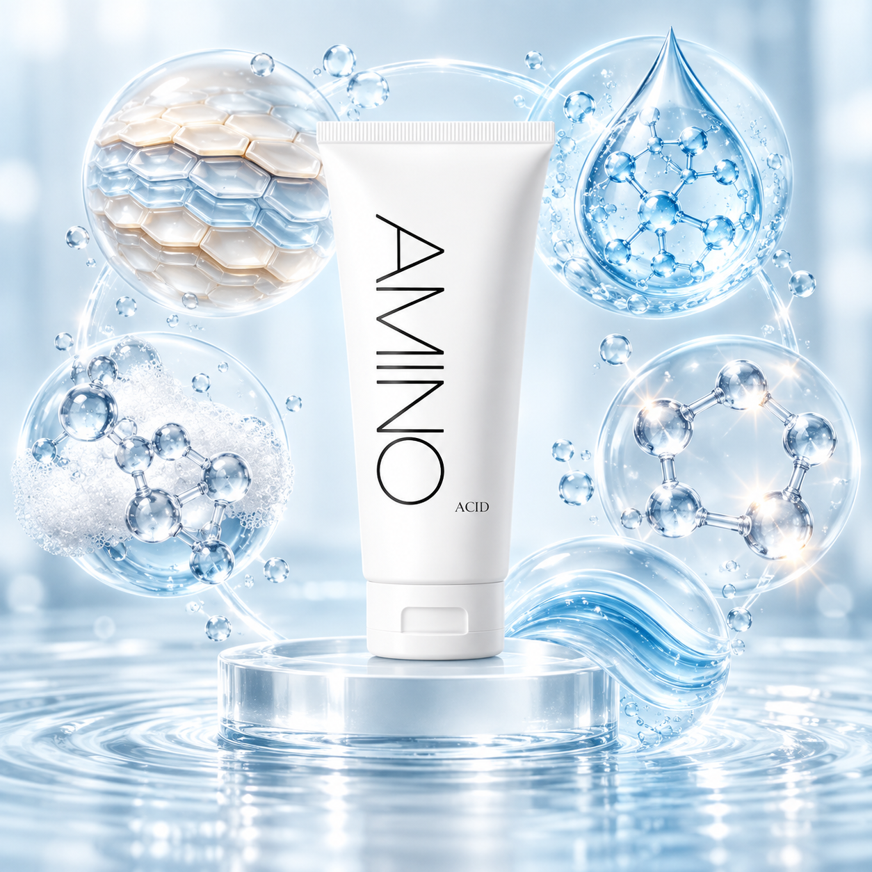 AMINO Acid Cleanser pamoja na viambata vyake muhimu