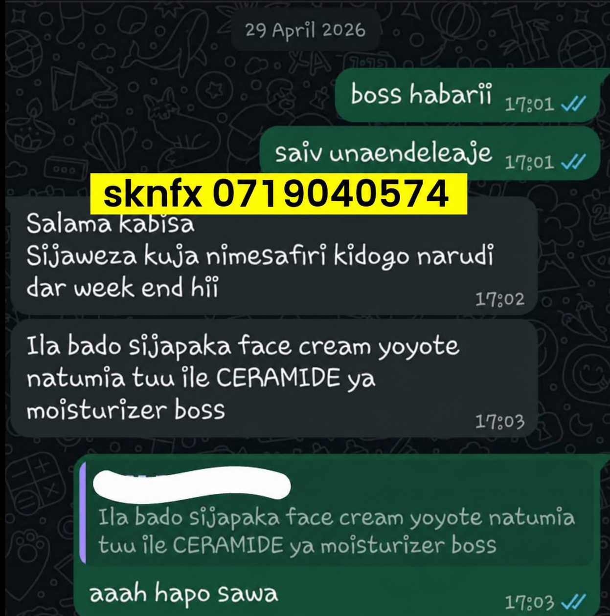 Sehemu ya tano ya story ya mteja wa SKNFX