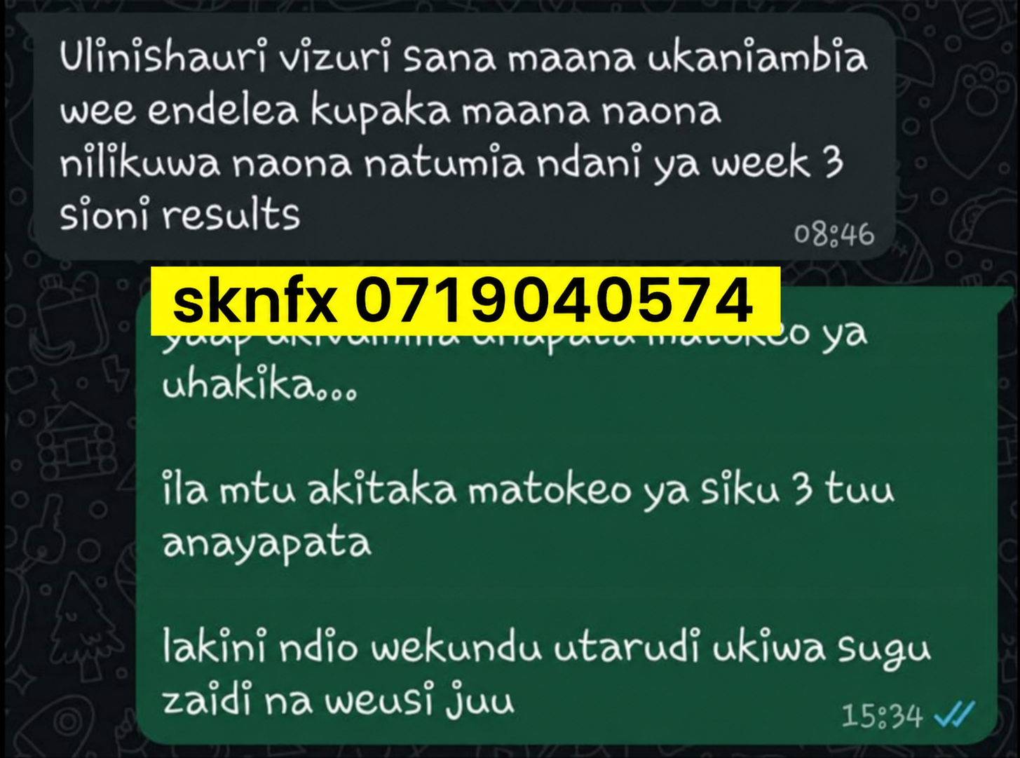 Sehemu ya kumi na moja ya story ya mteja wa SKNFX